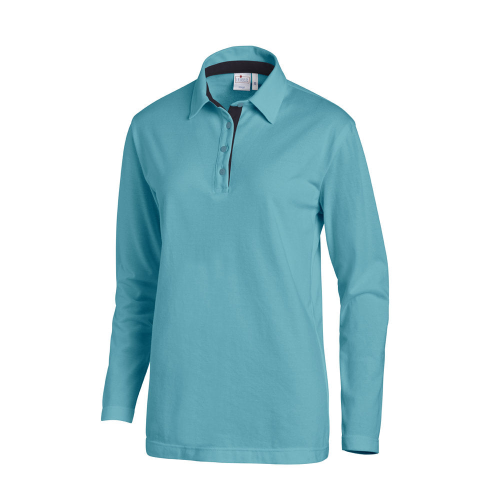 Unisex Poloshirt, Leiber 08/2638 - petrol/marine