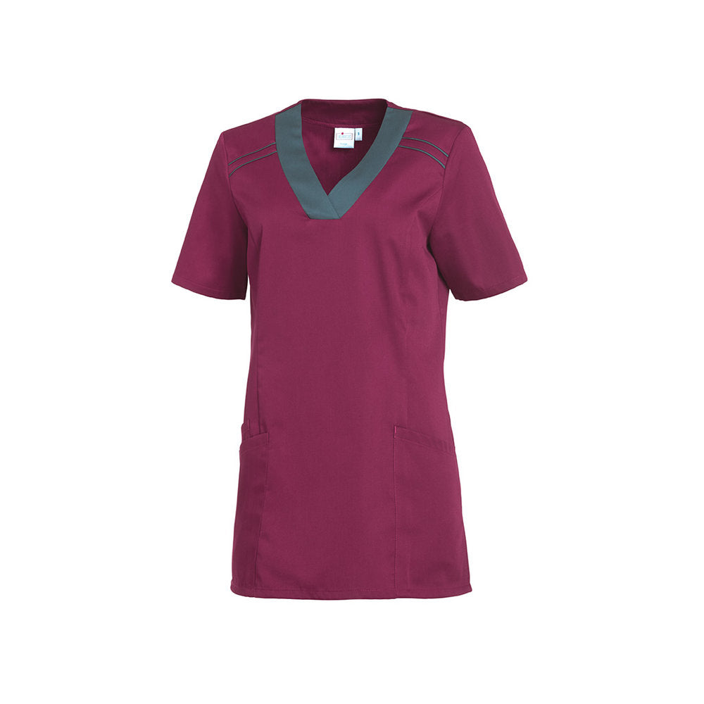 Damen Schlupfkasack, Leiber 08/2798 - beere/anthrazit