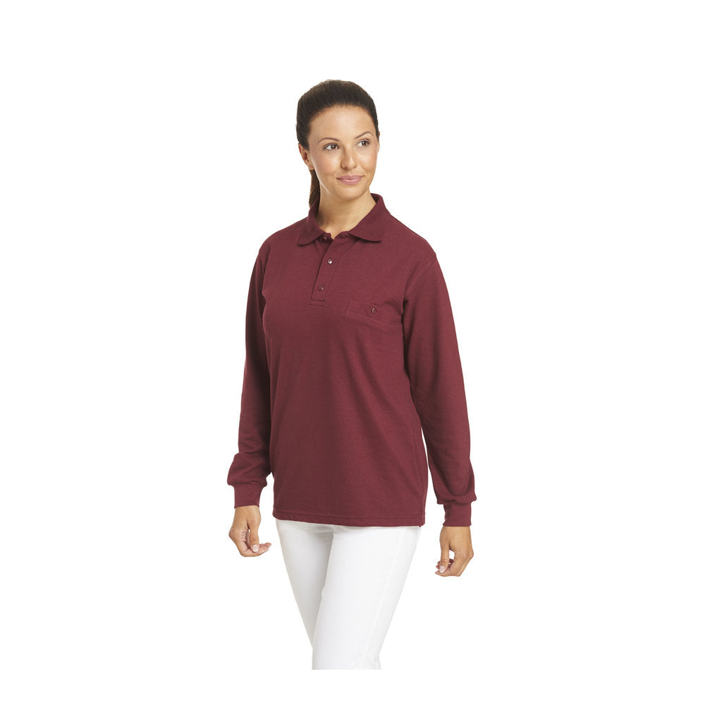 Unisex Poloshirt, Leiber 08/841 - bordeaux