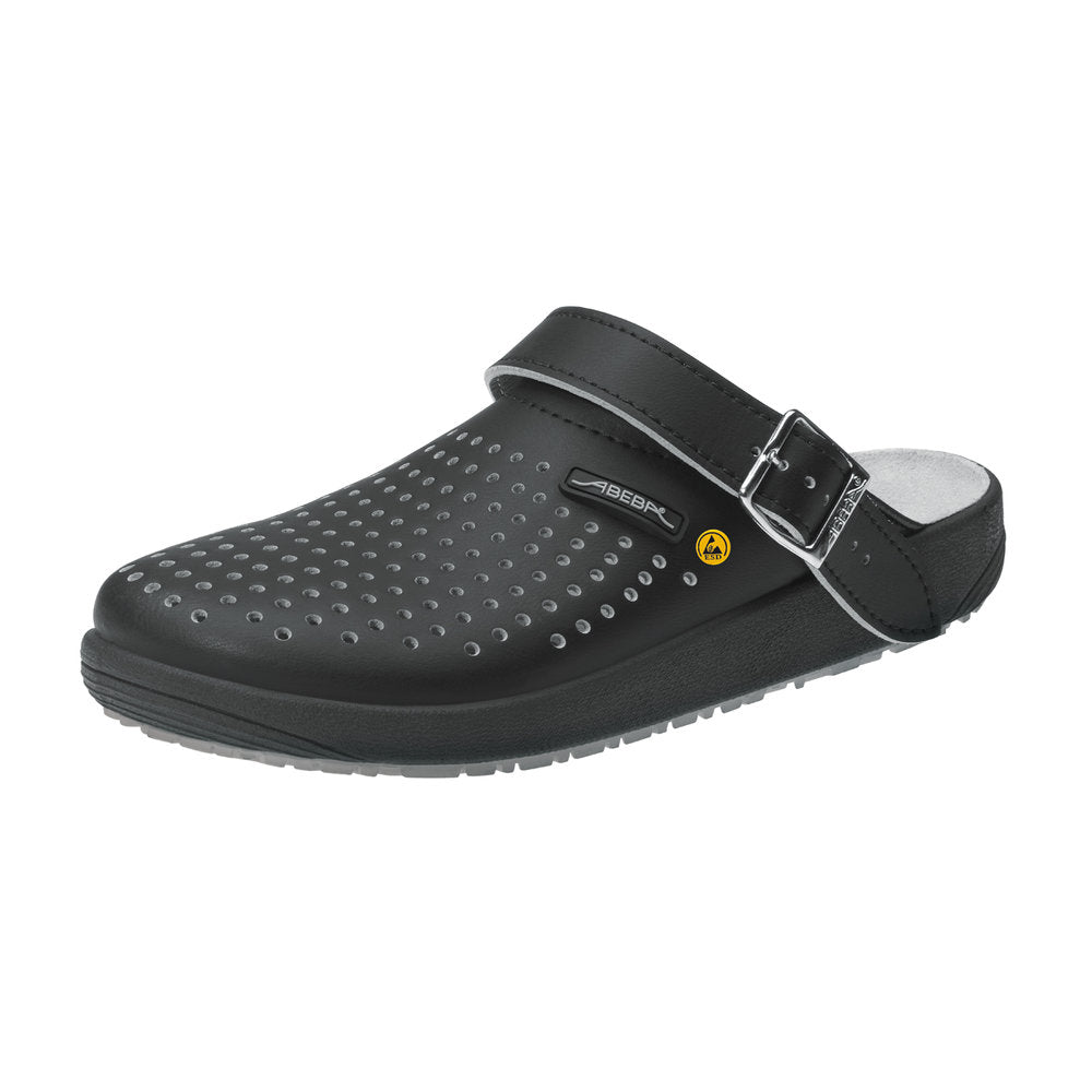 Unisex Rubber Clog ESD, ABEBA schwarz