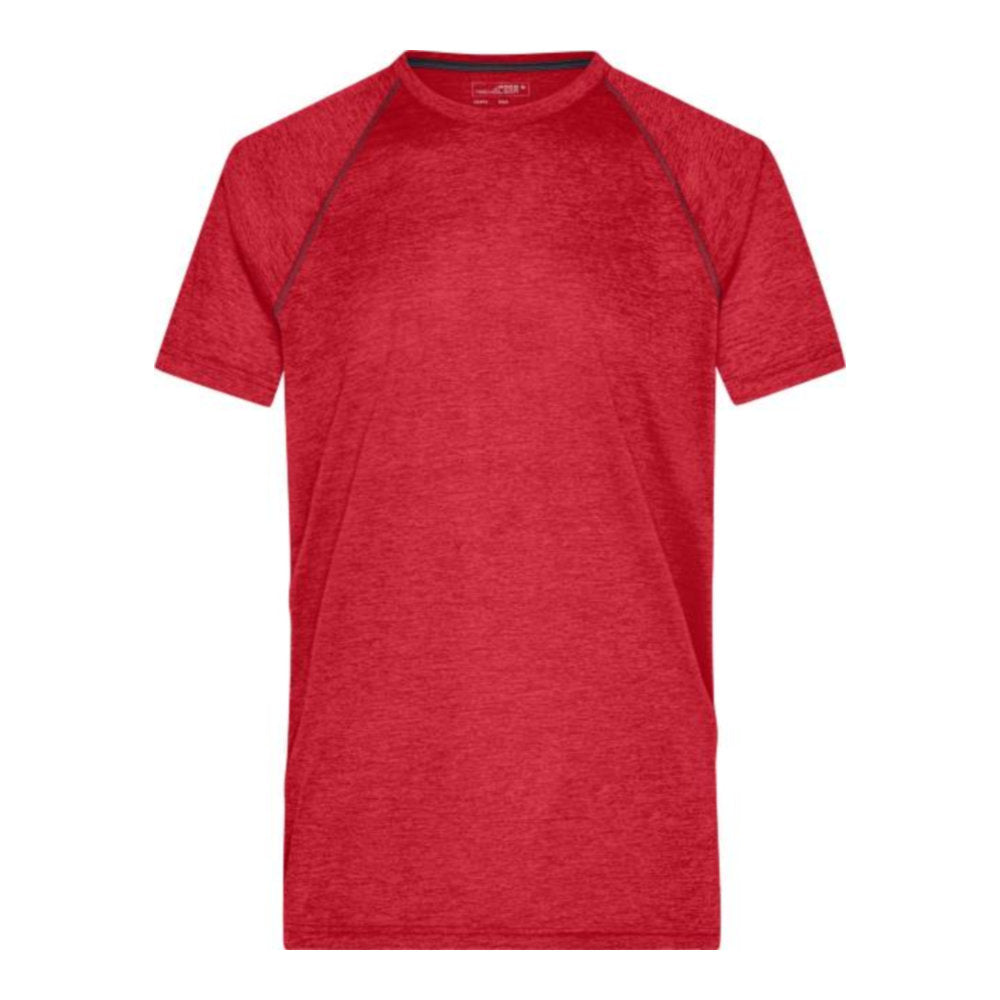 Herren Funktionsshirt, Daiber JN 496 – red melange/titan