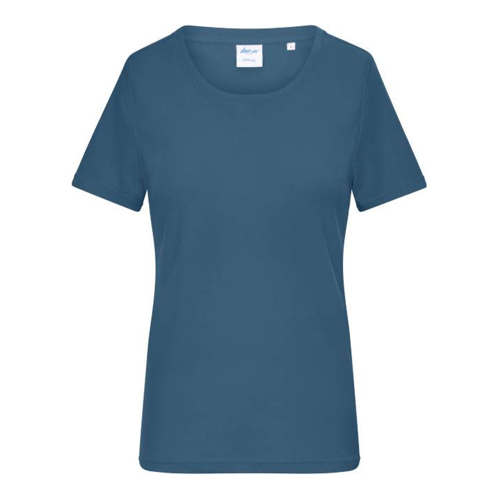 Damen Bio Feinripp T-Shirt, Daiber 8039 – dusty blue