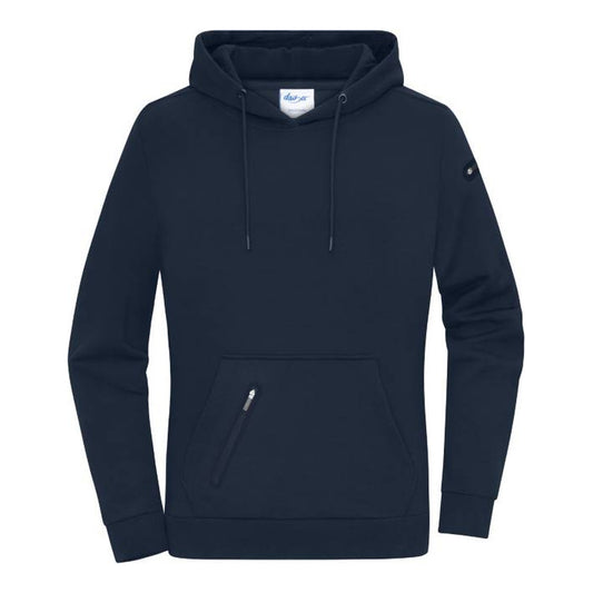 Damen Interlock Kapuzen Sweater, Daiber 8045 – navy