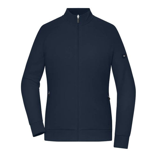 Damen Interlock Sweatjacke, Daiber 8053 – navy