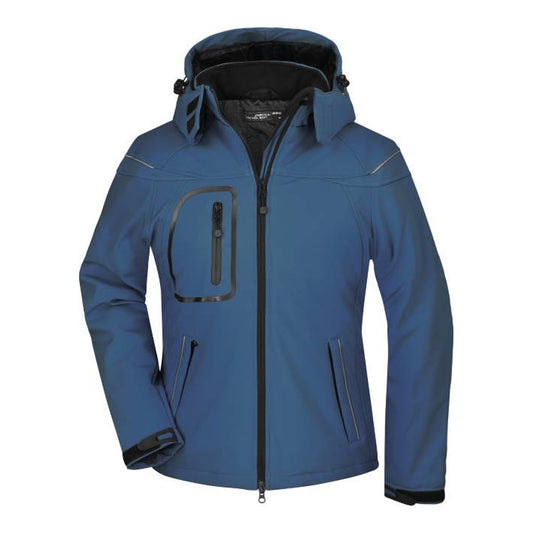 Damen 3-Lagen Winter Softshell Jacke, Daiber JN 1001 – navy
