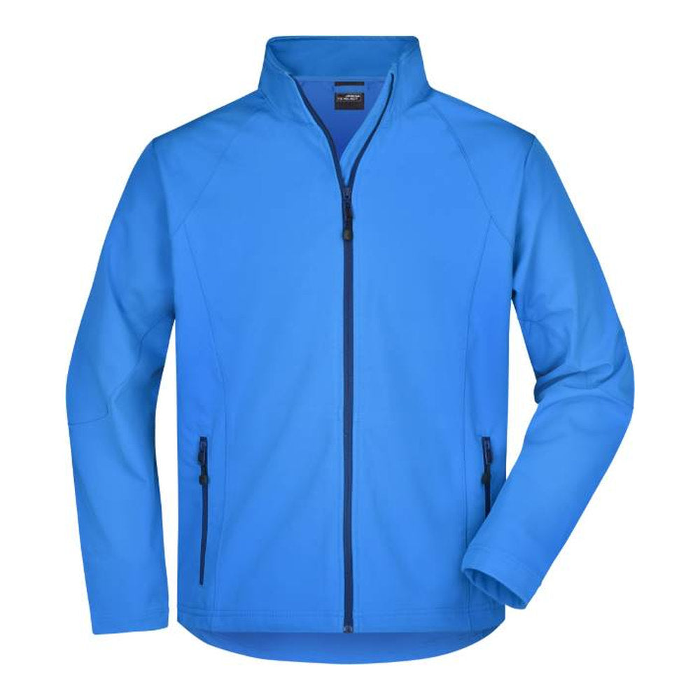 Herren 3-Lagen Softshell Jacke, Daiber JN 1020 – azure