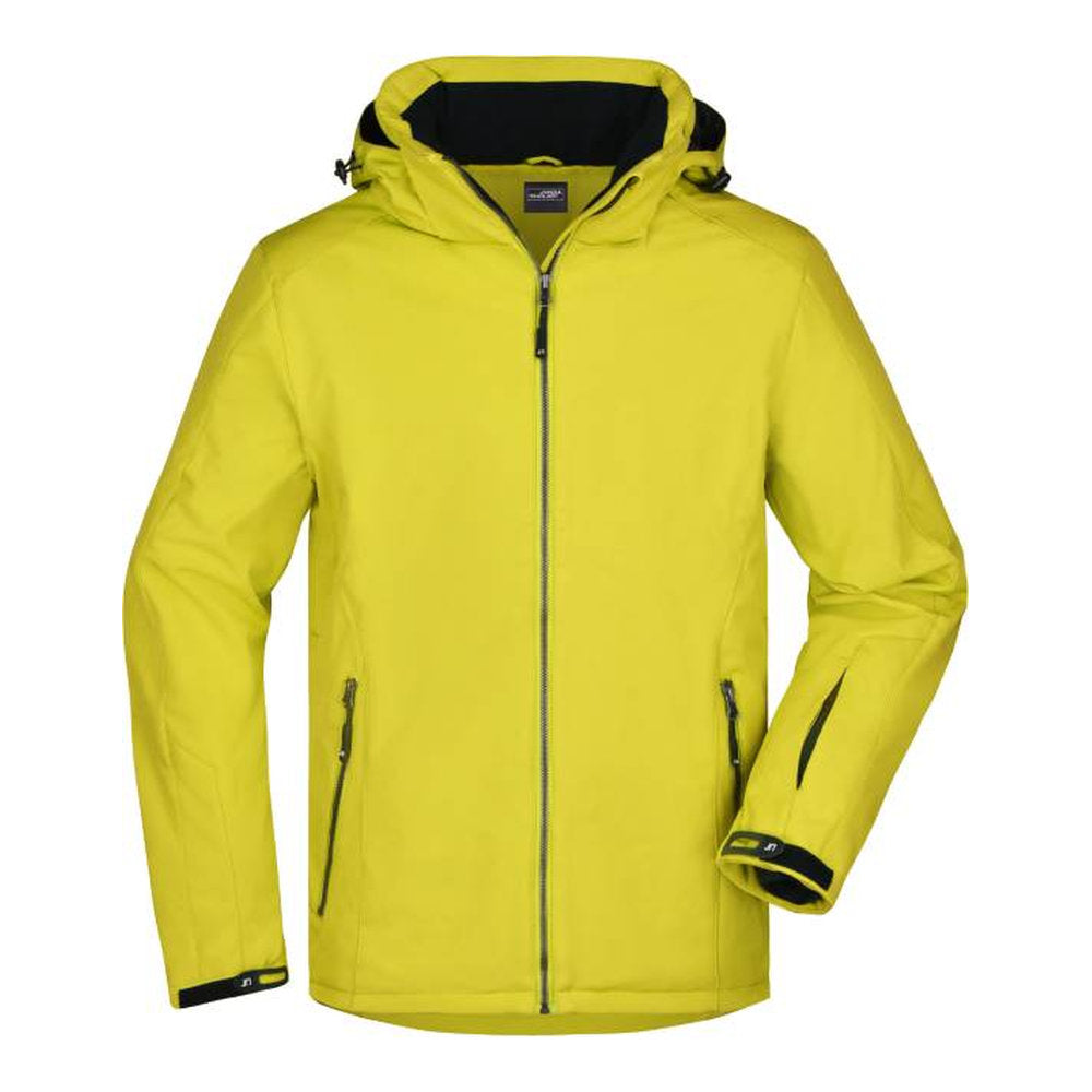 Herren 3-Lagen Wintersport Softshell Jacke, Daiber JN 1054 – yellow