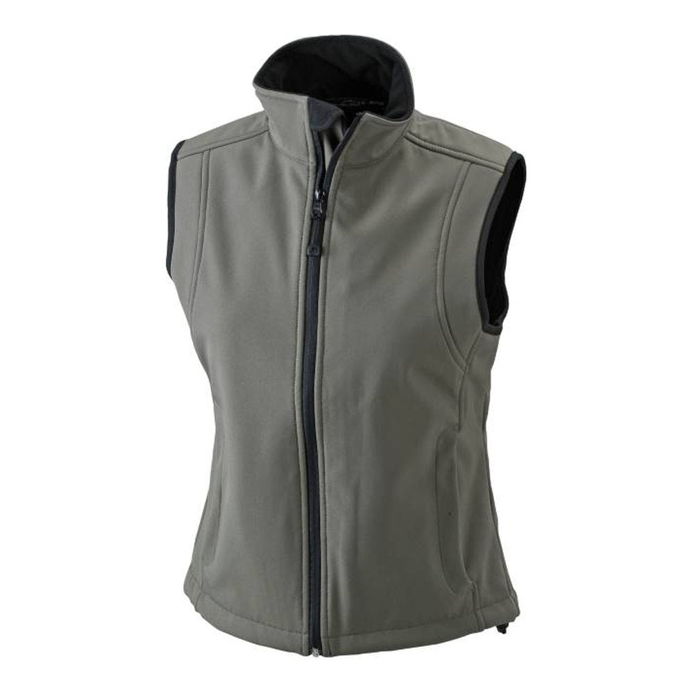 Damen 3-Lagen Softshell Gilet, Daiber JN 138 – olive