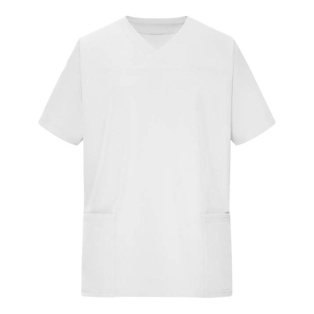 Herren V-Ausschnitt Stretch Kasack, Daiber JN 3104 – white