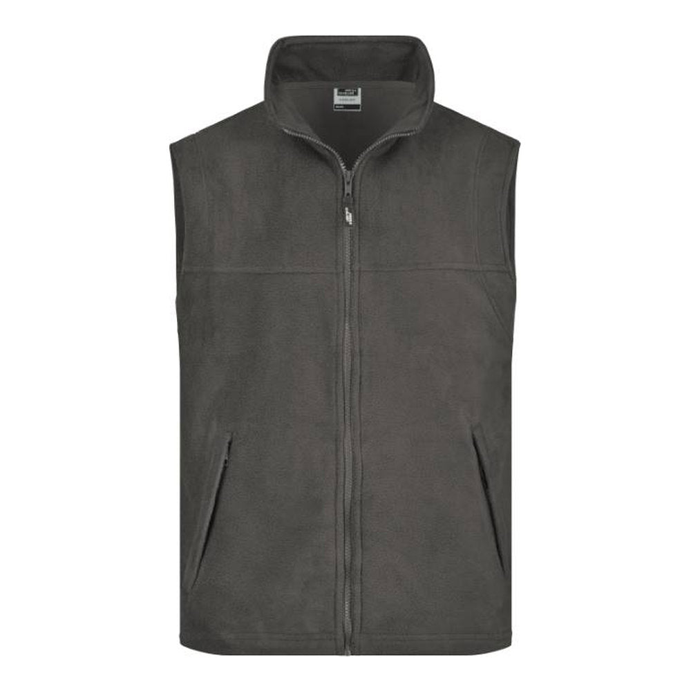 Unisex Fleece Gilet, Daiber JN 45 – dark grey