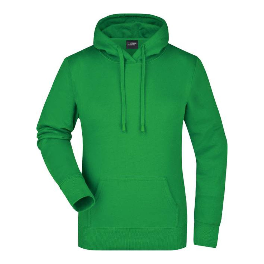Damen Kapuzen Sweater, Daiber JN 51 – fern green