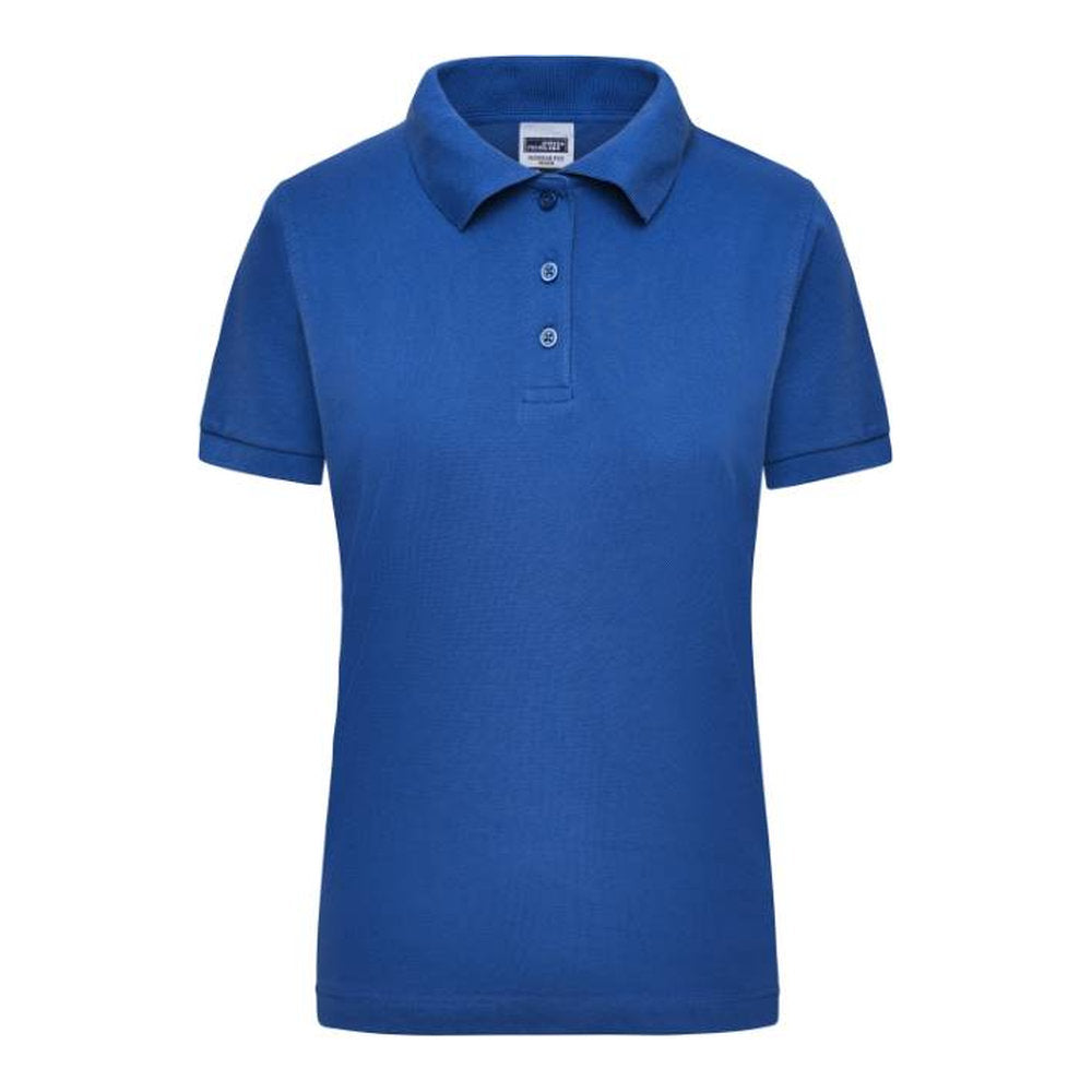 Schweres Damen Workwear Piqué Polo, Daiber JN 803 – royal