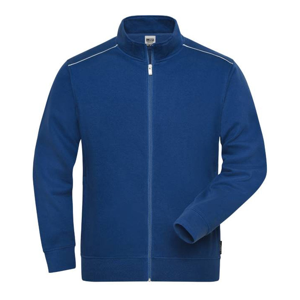 Herren Workwear Sweatjacke - Solid, Daiber JN 894 – dark royal