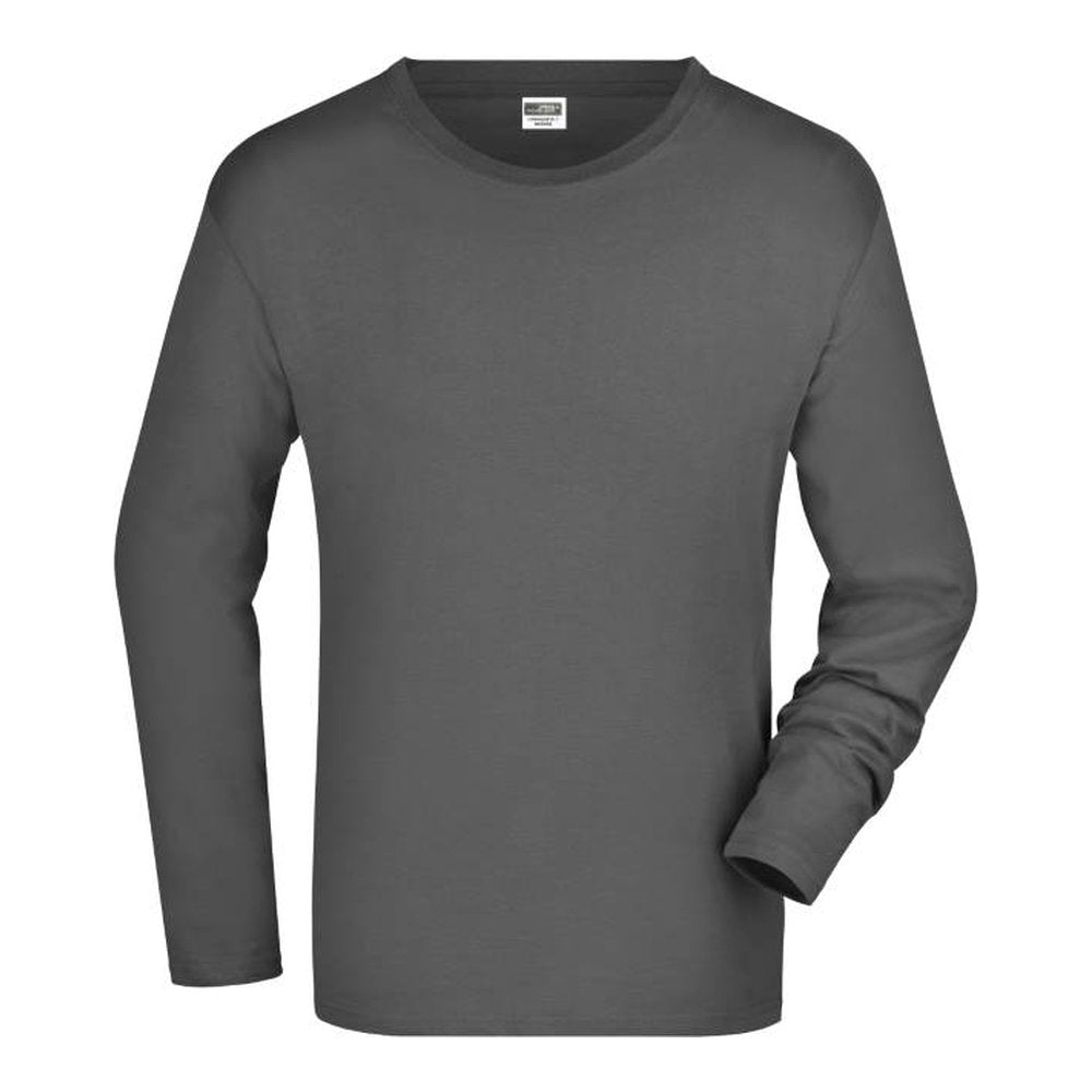Herren T-Shirt langarm, Daiber JN 913 – graphite