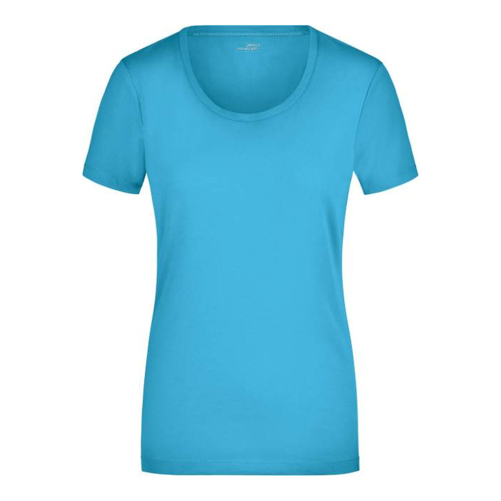 Damen Stretch T-Shirt, Daiber JN 926 – turquoise