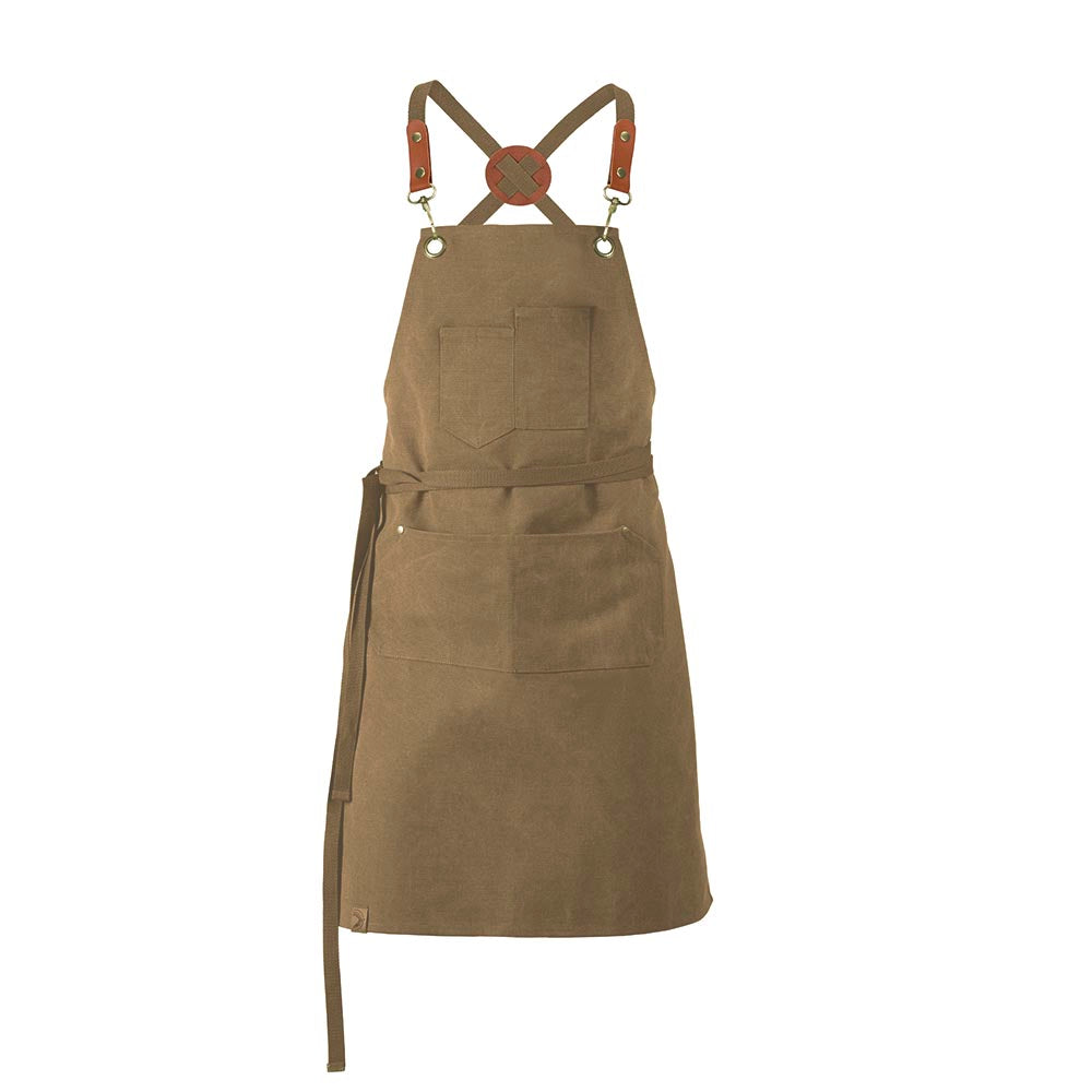 Unisex-Latzschürze olive, EXNER 288 – olive