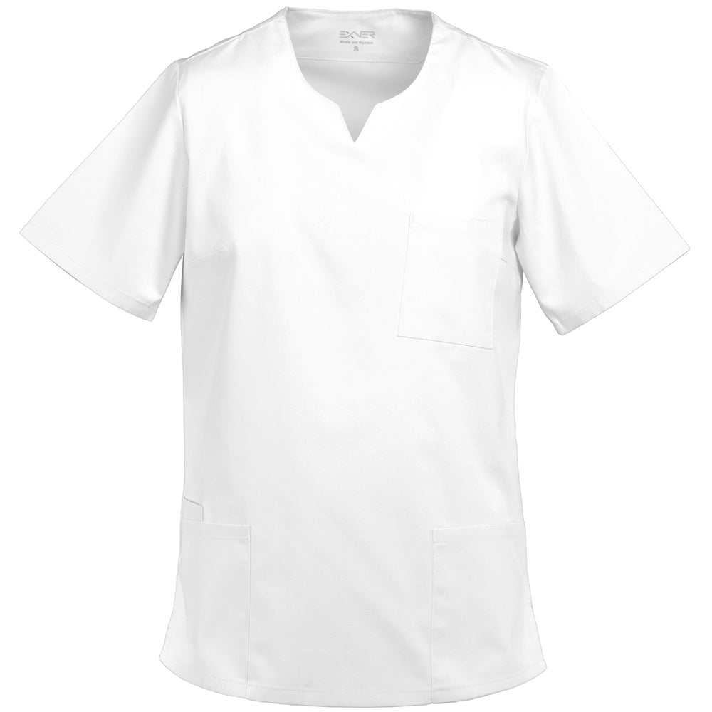 Damen Kasack bordeaux, EXNER 293 – weiß / 5XL