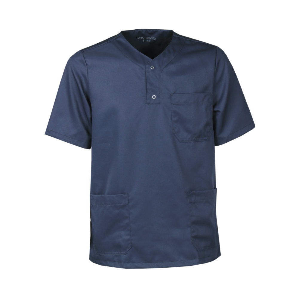 Unisex-Schlupfhemd Knopfleiste, NYBO 547102-01 - marine