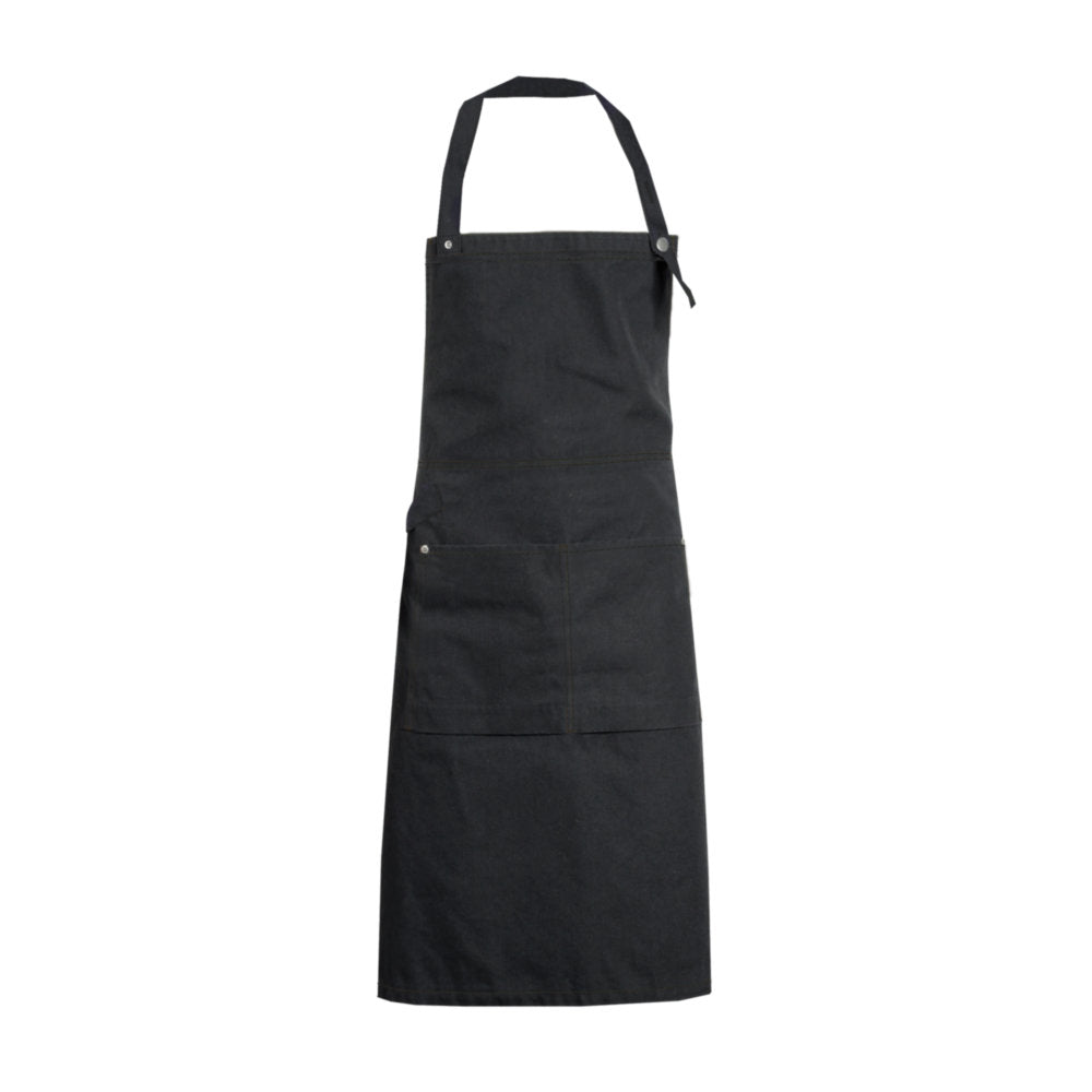 Latzschürze, NYBO 610081-01 - Schwarz/Schwarz