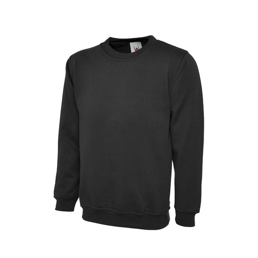 Classic Sweatshirt, UNEEK UC203 - Black