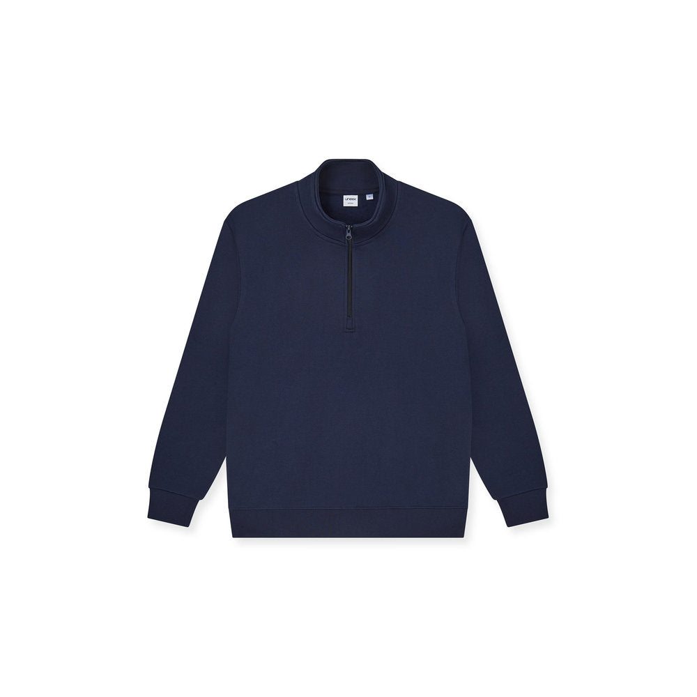 Quarter-Zip Sweatshirt, UNEEK UC213 - Navy
