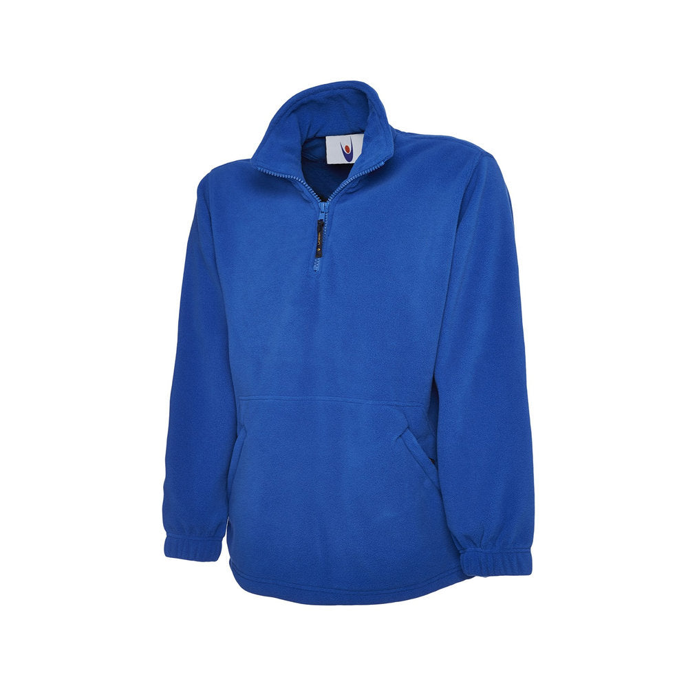 Classic Fleecejacke mit kurzem Reißverschluss, UNEEK UC602 - Royal