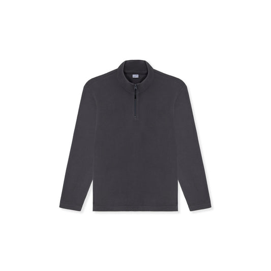 Leichte Microfleecejacke mit kurzem Reißverschluss, UNEEK UC610 - Charcoal