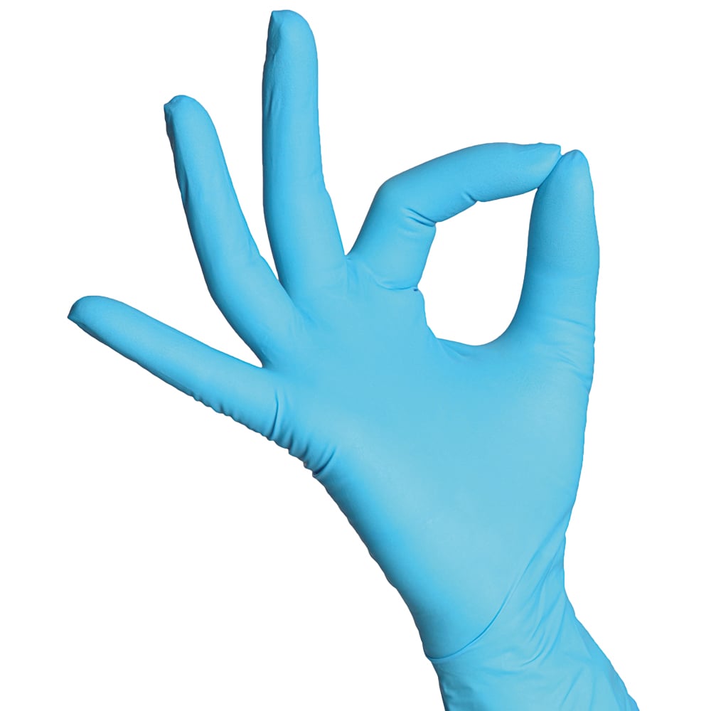 Stronghand Xtreme Blue Handschuhe, Nitril Einweghandschuhe, blau