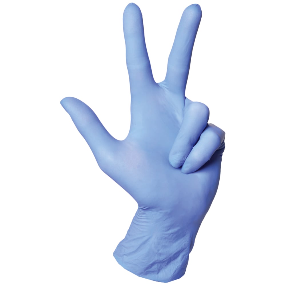 Semperguard Sapphire XP Handschuhe, Nitril Einweghandschuhe, lavendel-blau