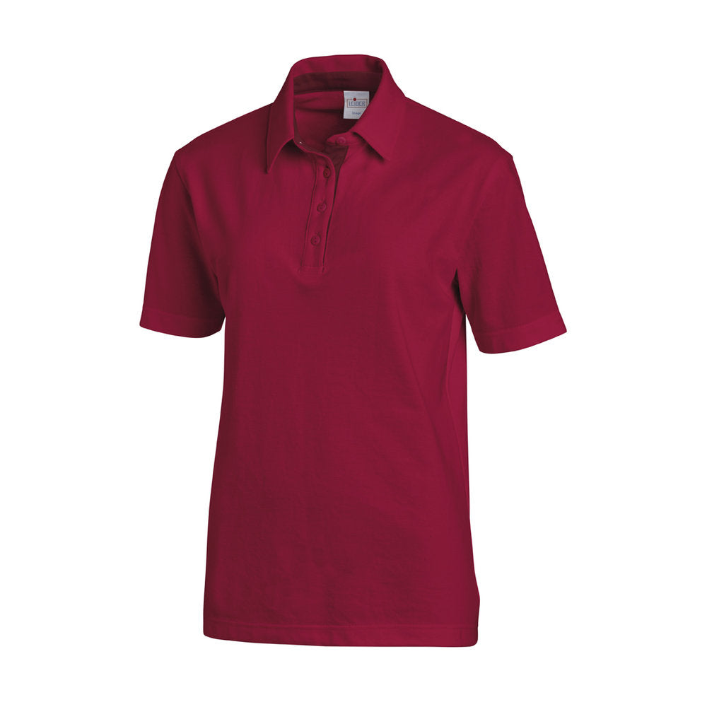 Unisex Poloshirt, Leiber 08/2637 - beere/bordeaux