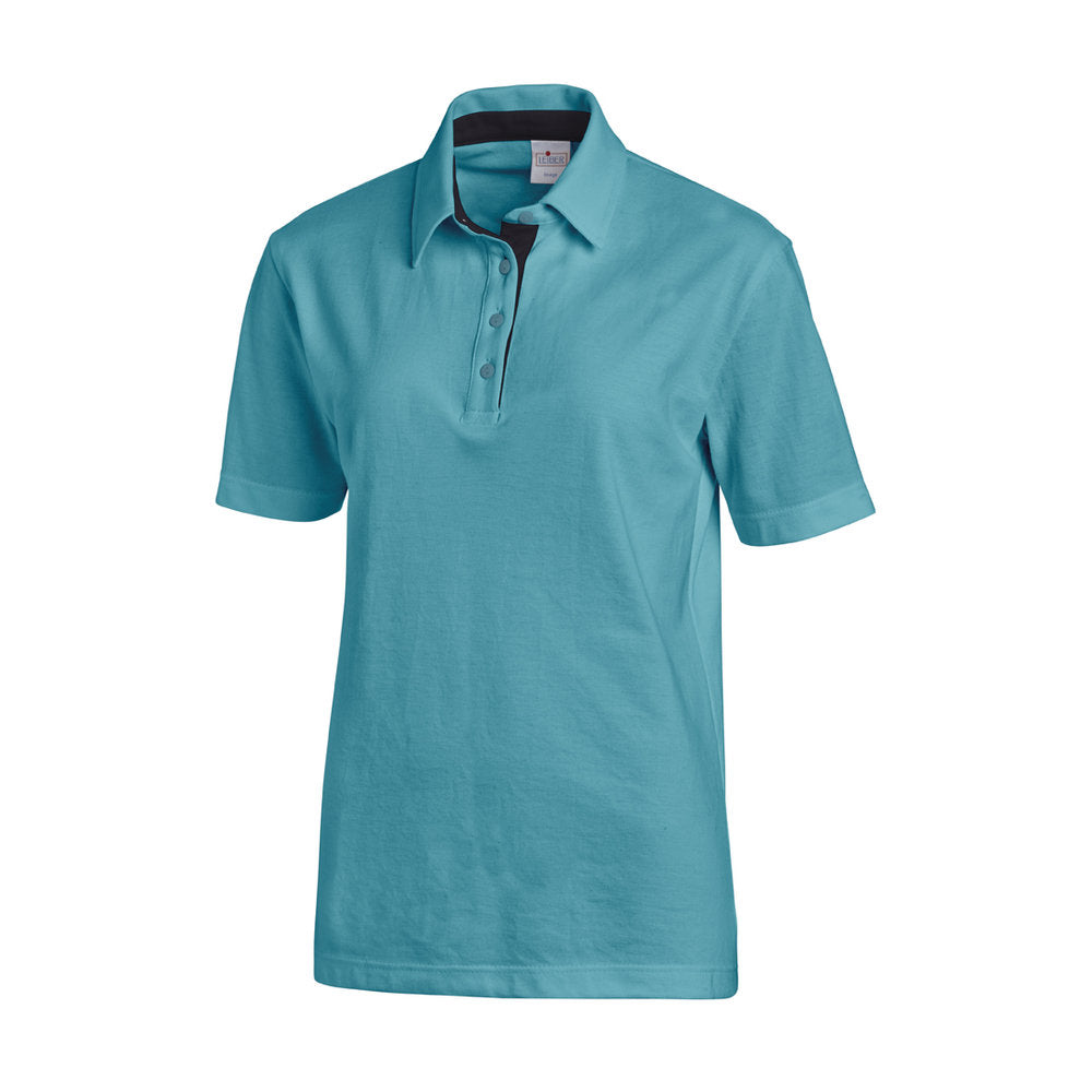 Unisex Poloshirt, Leiber 08/2637 - petrol/marine