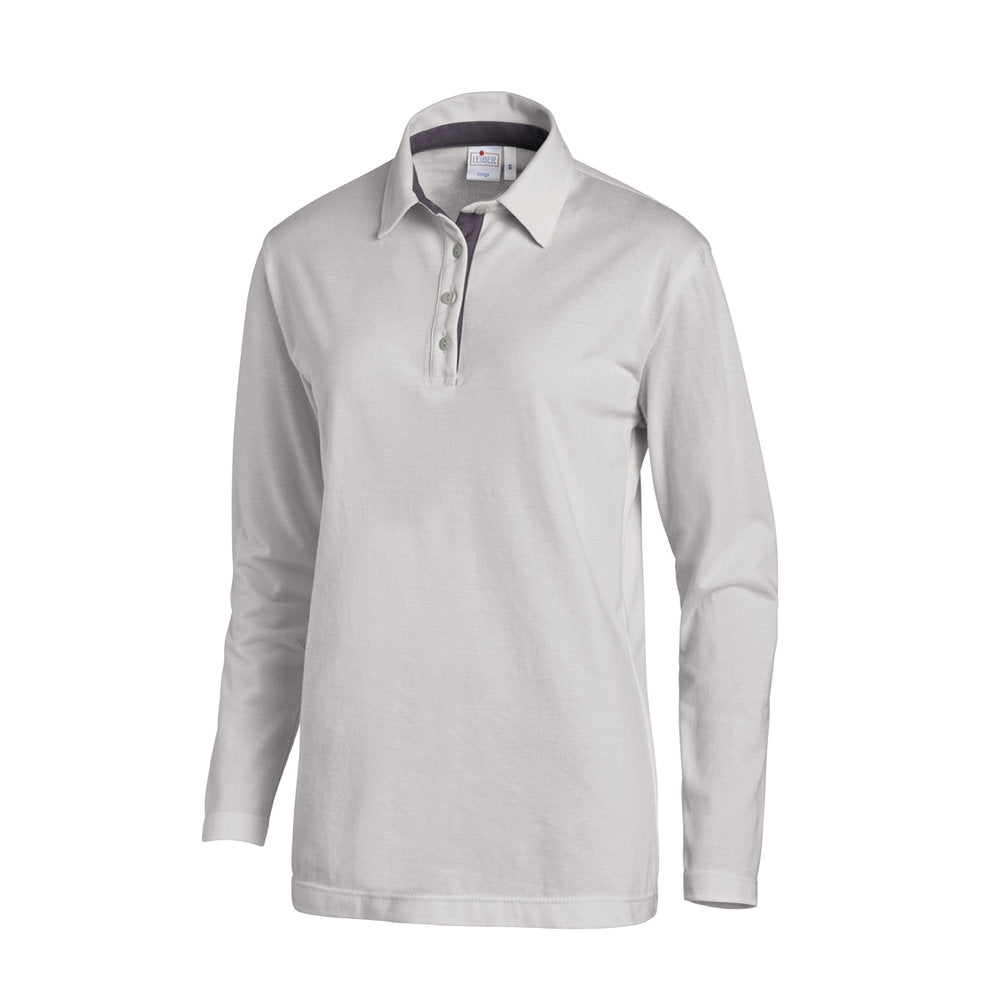 Unisex Poloshirt, Leiber 08/2638 - silbergrau/grau
