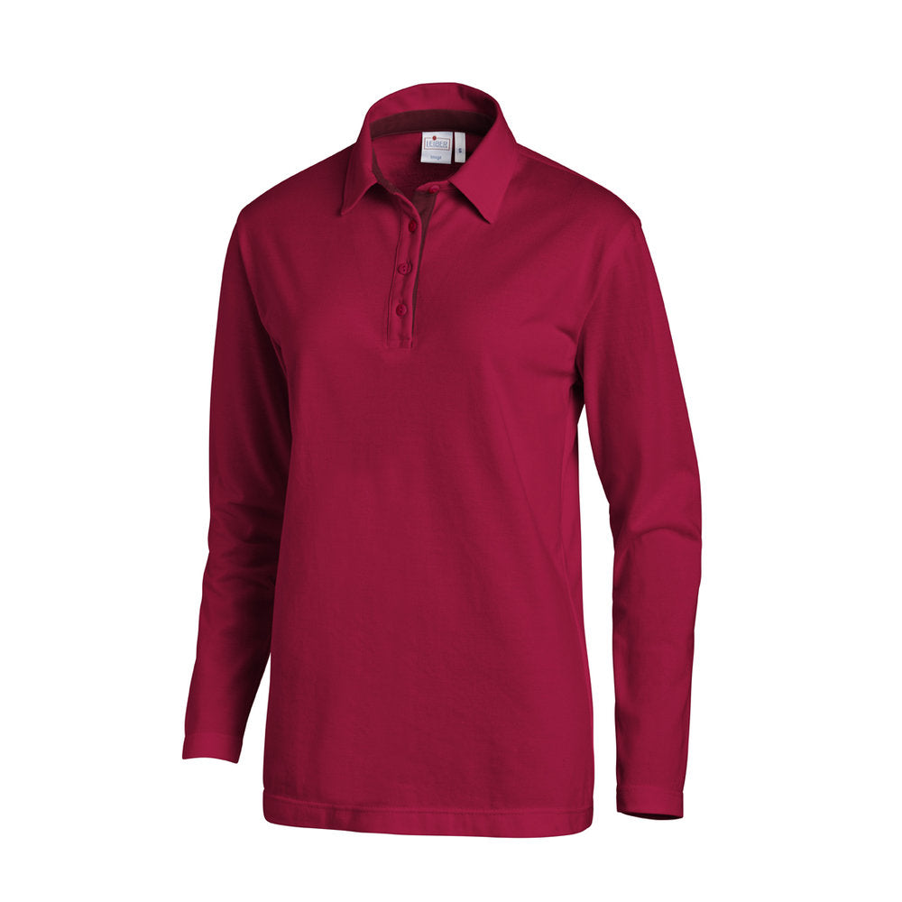 Unisex Poloshirt, Leiber 08/2638 - beere/bordeaux