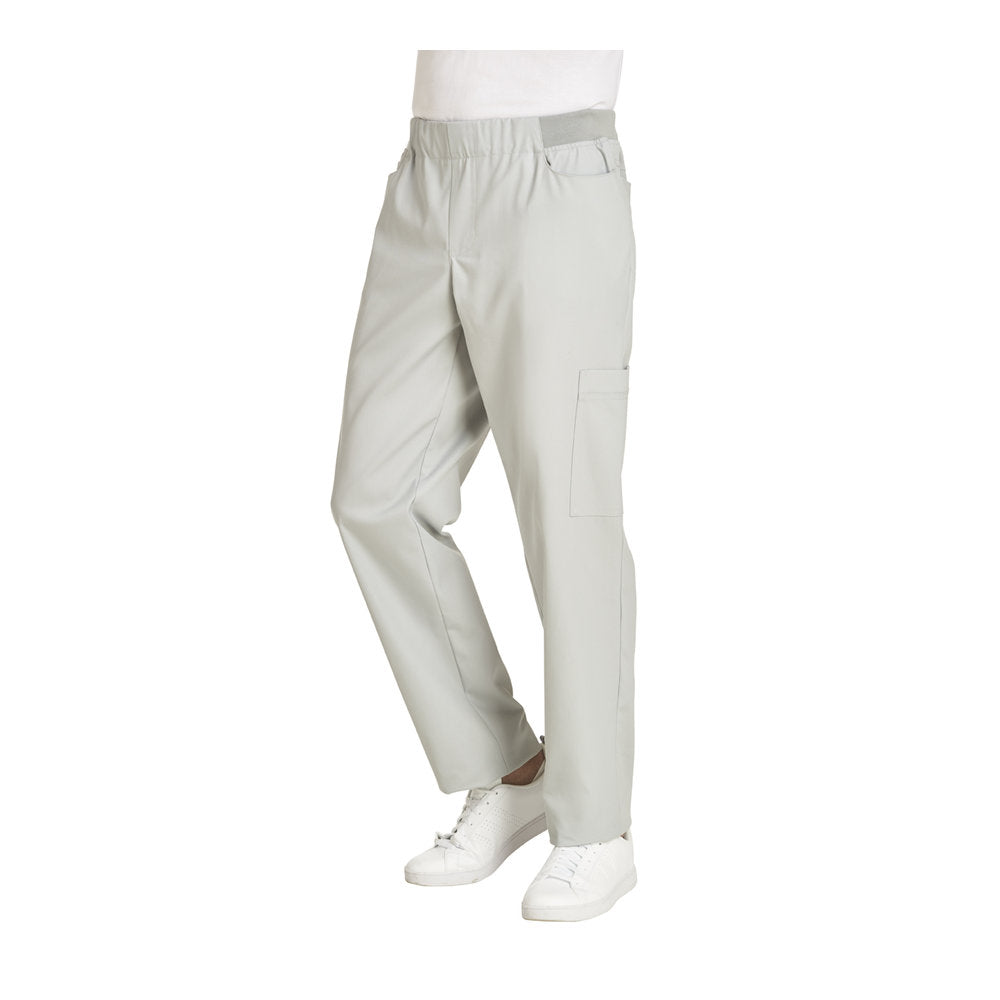 2 Schenkeltaschen Hose, Leiber 12/7470 - silbergrau