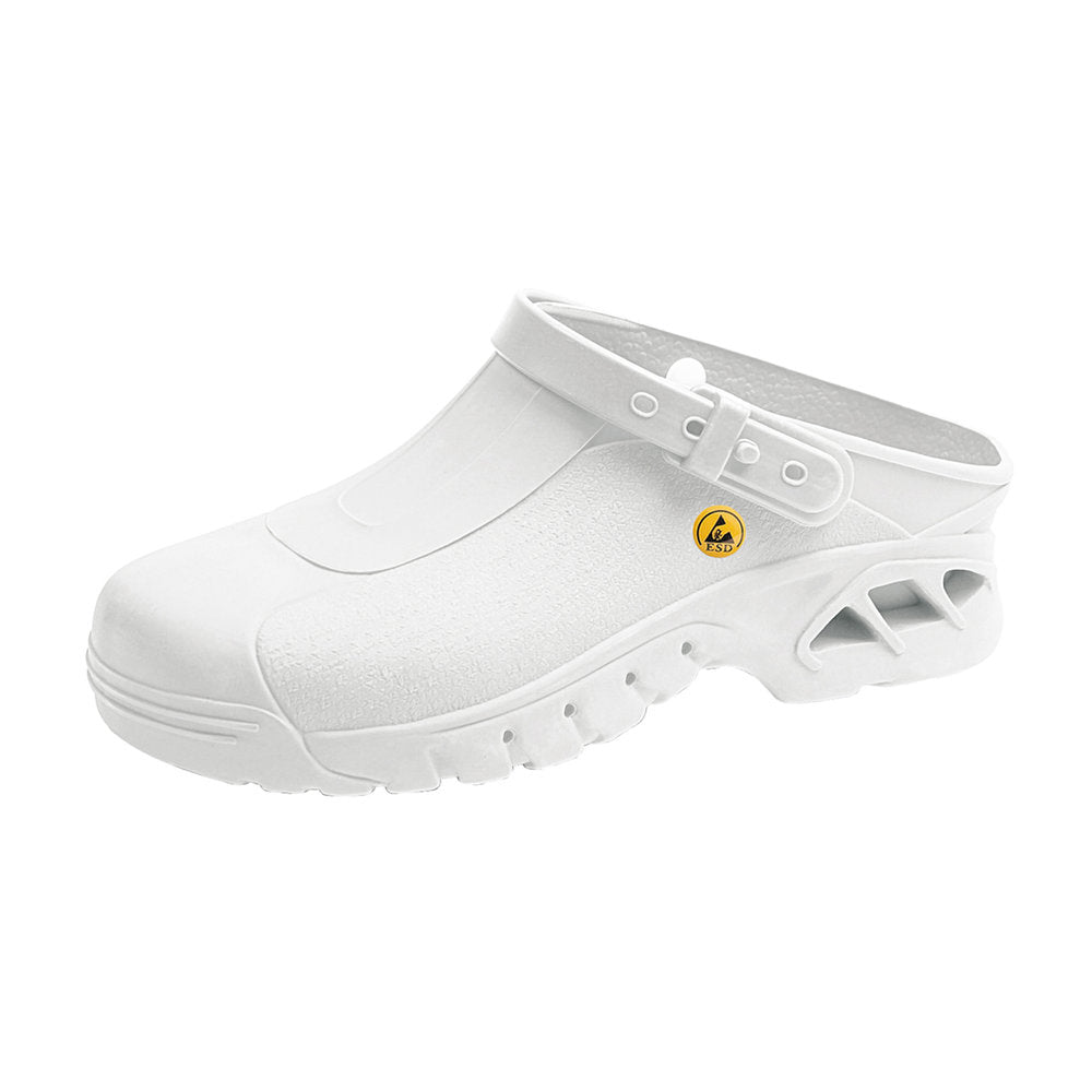 Unisex Clog autoklavierbar ESD, ABEBA weiß