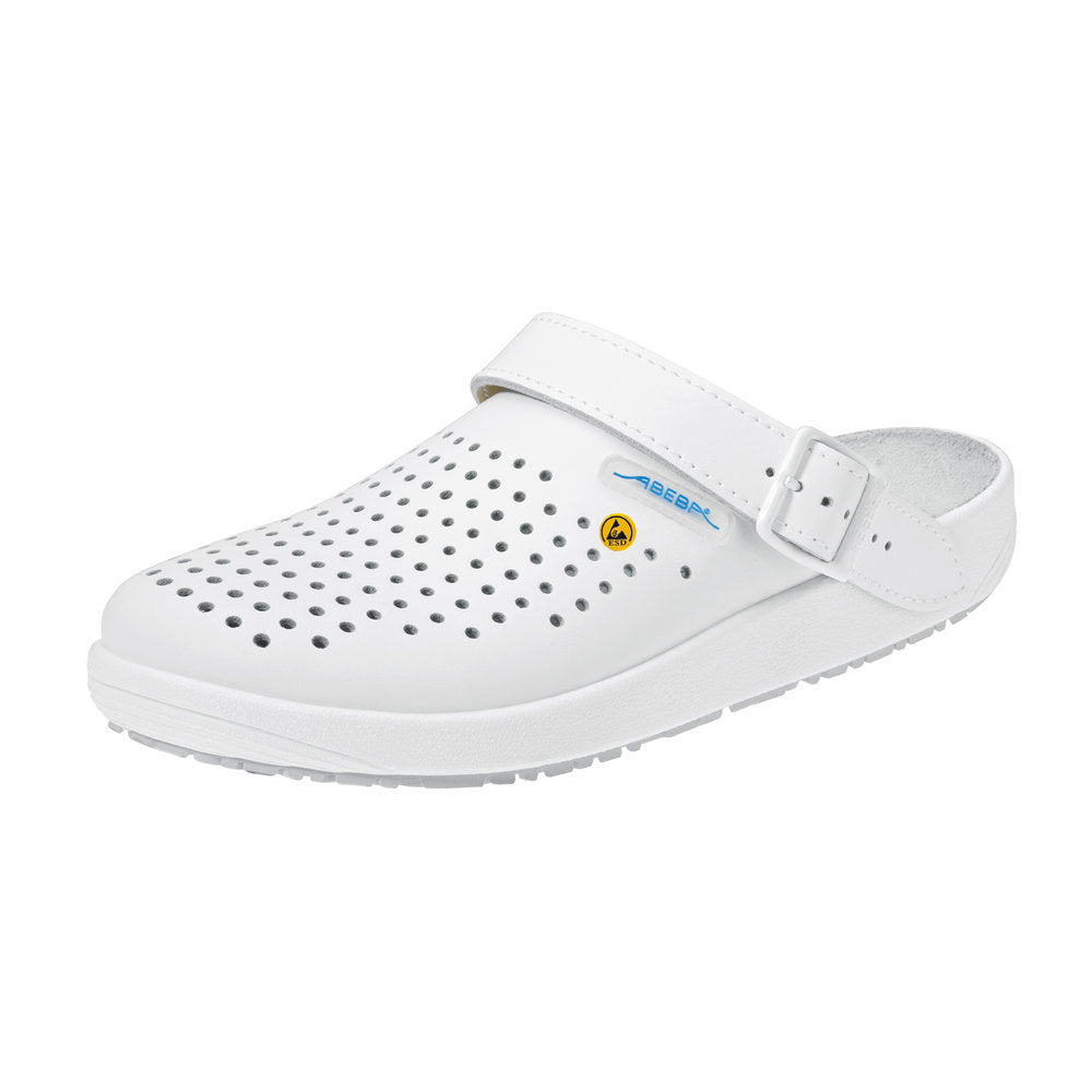 Unisex Rubber Clog ESD, ABEBA weiß