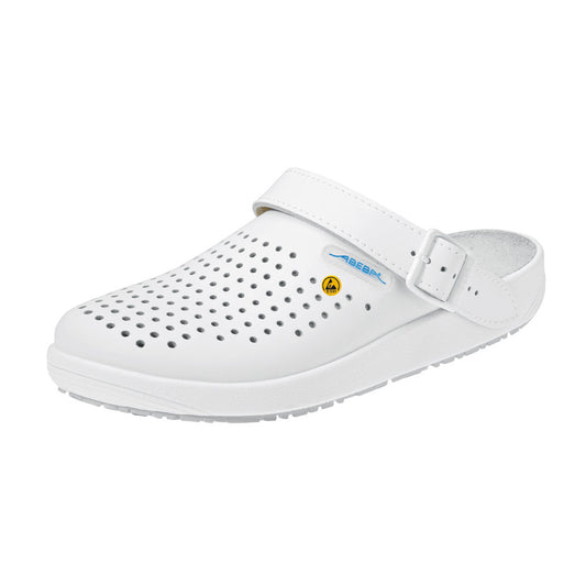 Unisex Rubber Clog ESD, ABEBA weiß