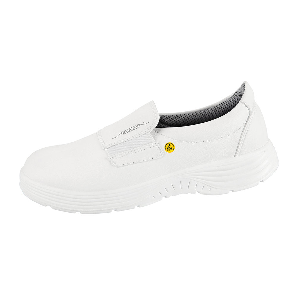 ABEBA X-Light Sicherheitsslipper S2 ESD, weiß