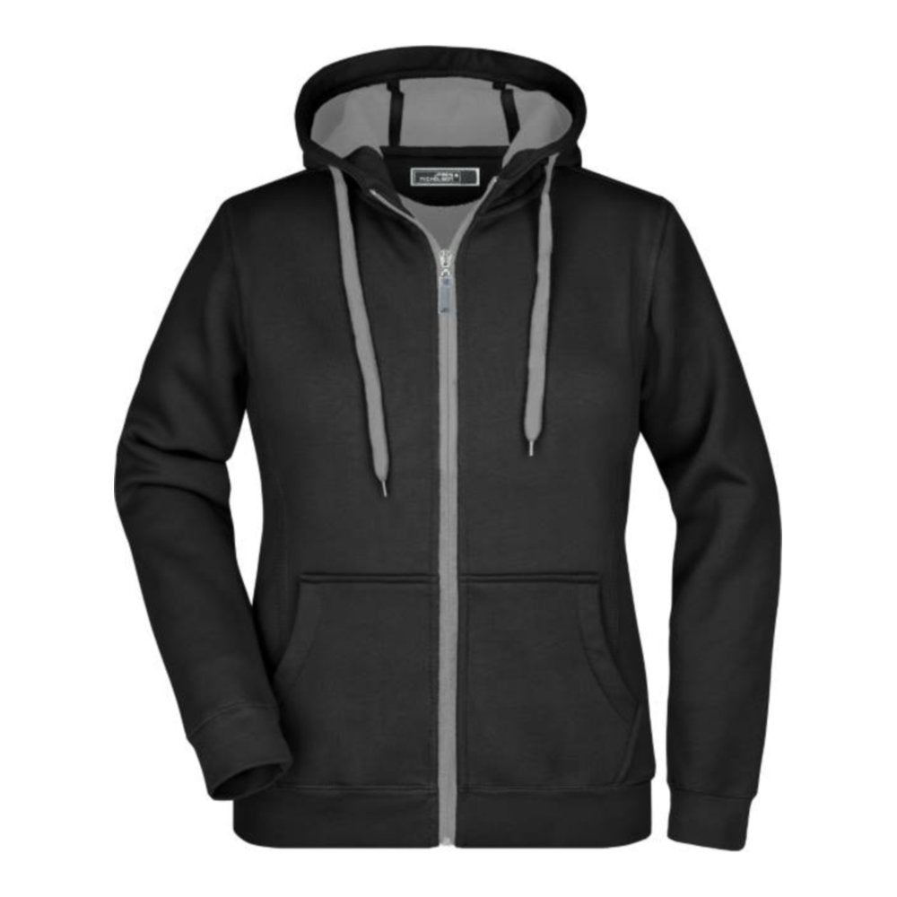 Damen Doubleface Jacke, Daiber JN 354 – black/carbon