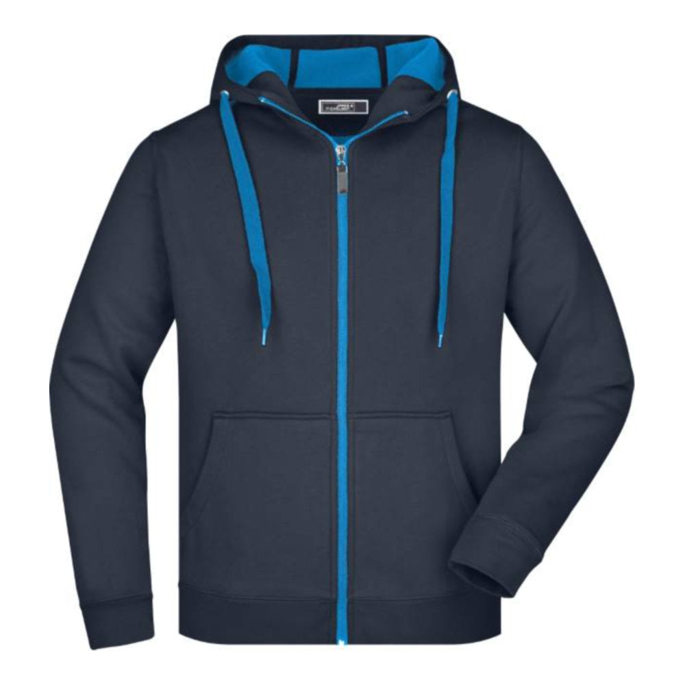 Herren Doubleface Jacke, Daiber JN 355 – navy/aqua