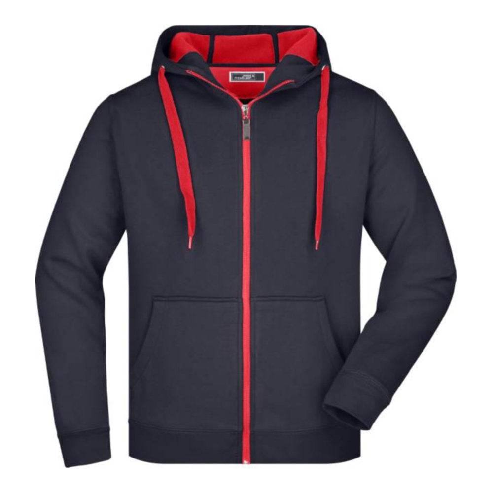 Herren Doubleface Jacke, Daiber JN 355 – navy/red