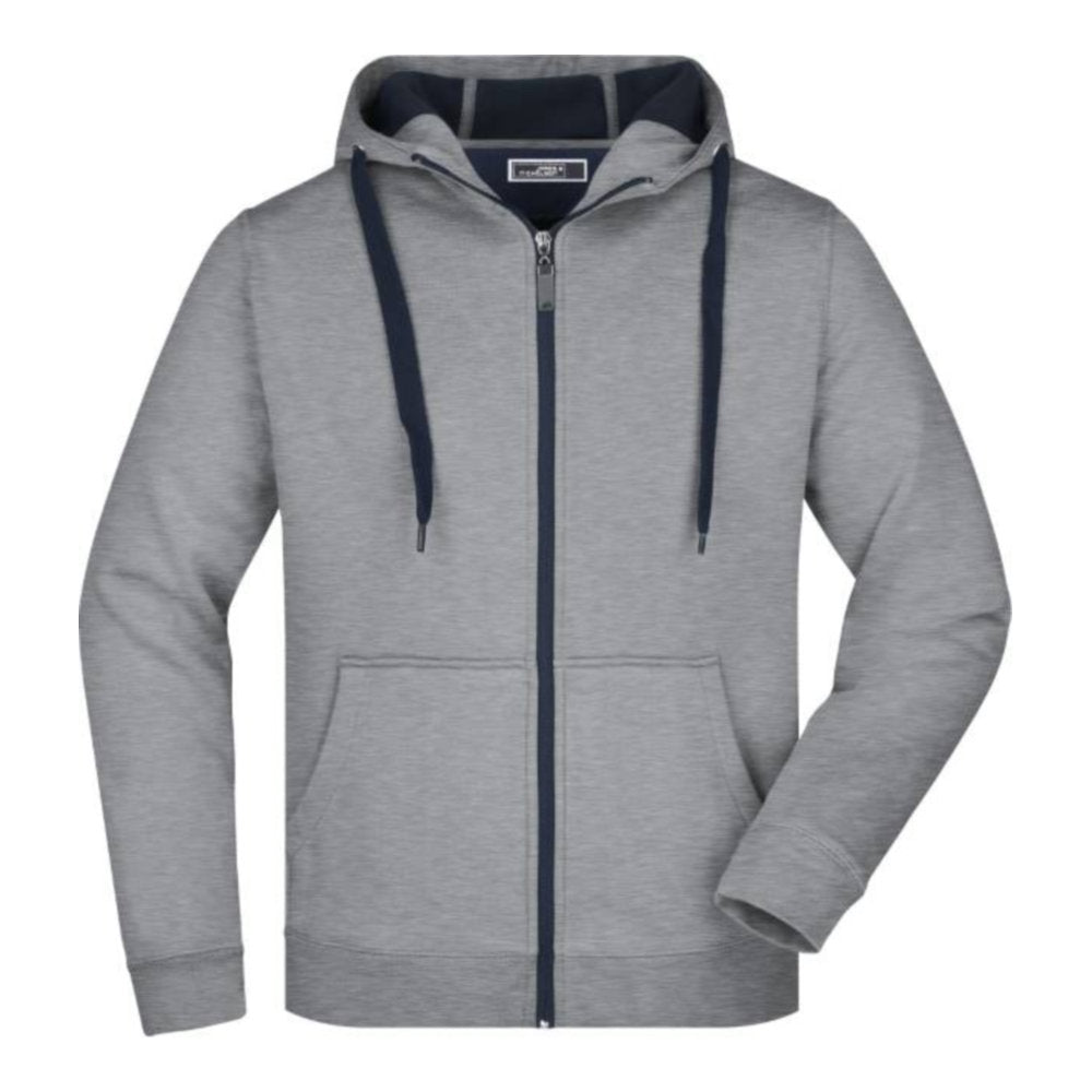 Herren Doubleface Jacke, Daiber JN 355 – sport grey/navy