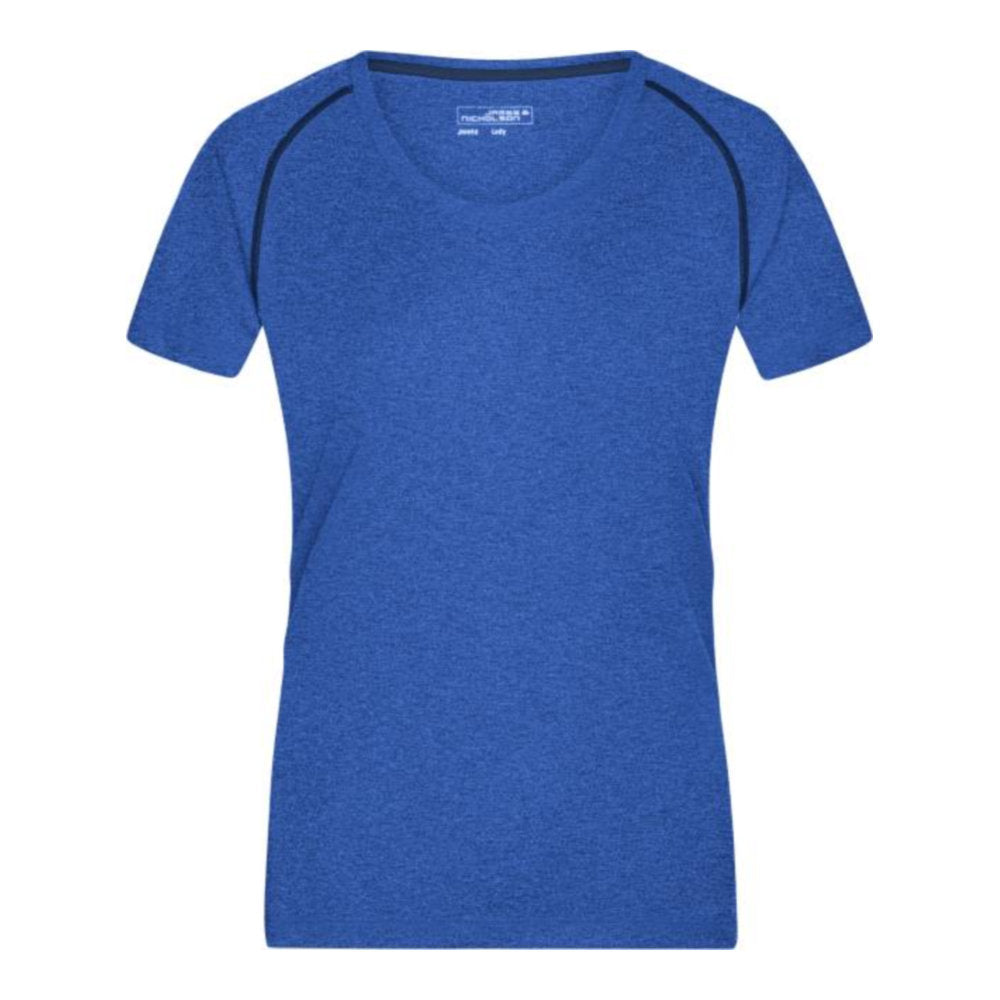 Damen Funktionsshirt, Daiber JN 495 – blue melange/navy