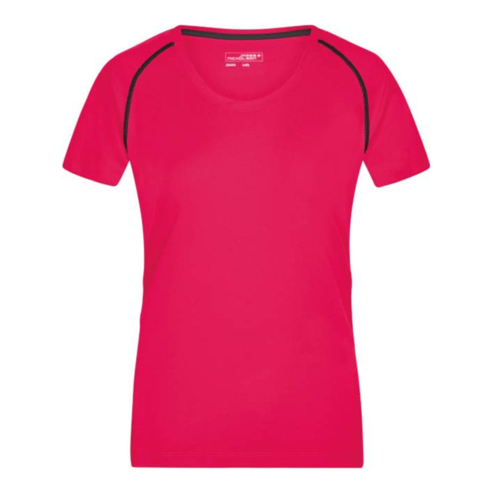 Damen Funktionsshirt, Daiber JN 495 – bright pink/titan