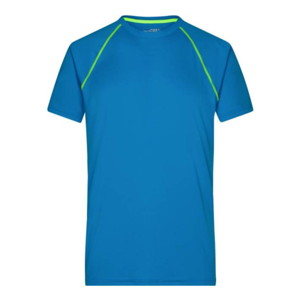 Herren Funktionsshirt, Daiber JN 496 – bright blue/bright yellow