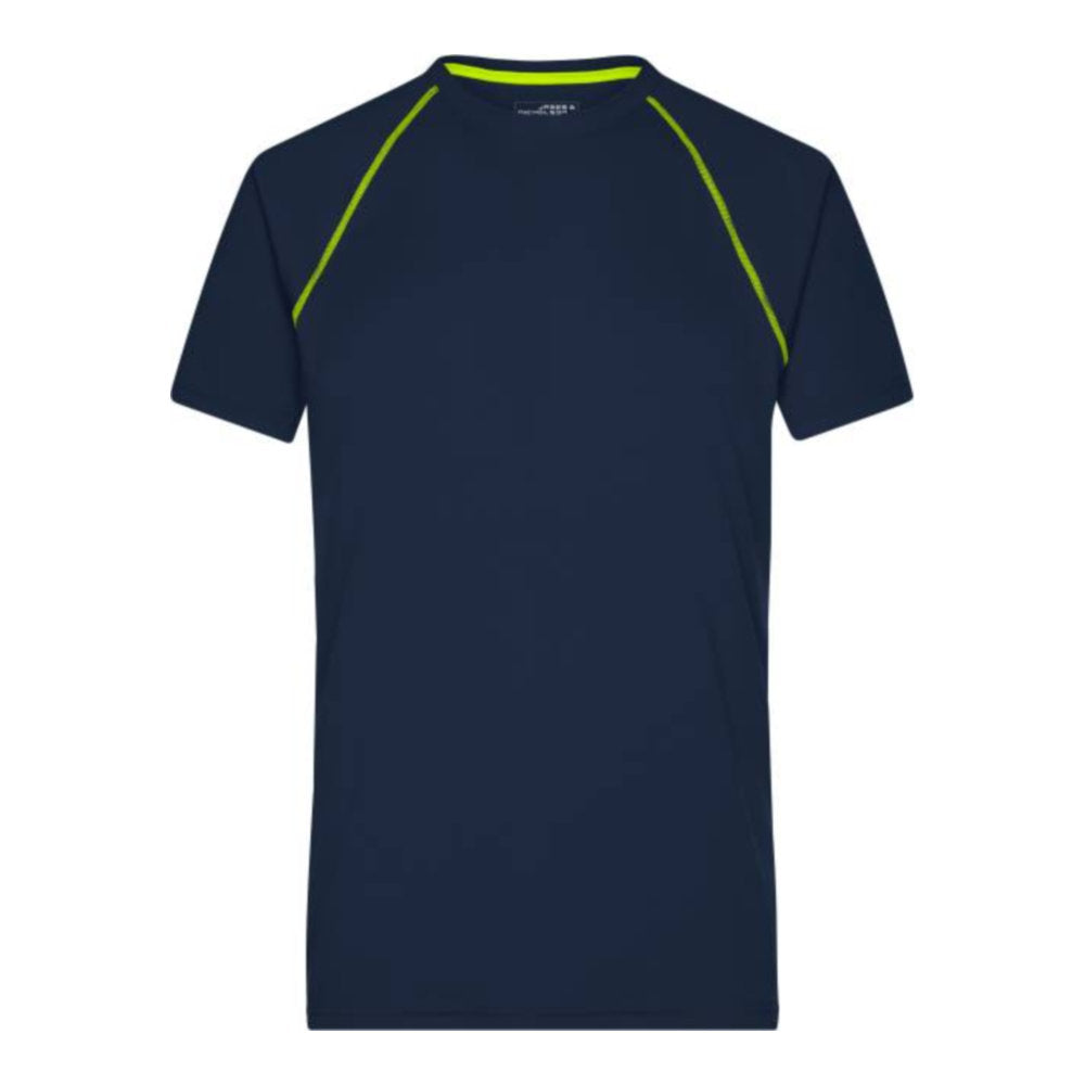 Herren Funktionsshirt, Daiber JN 496 – navy/bright yellow