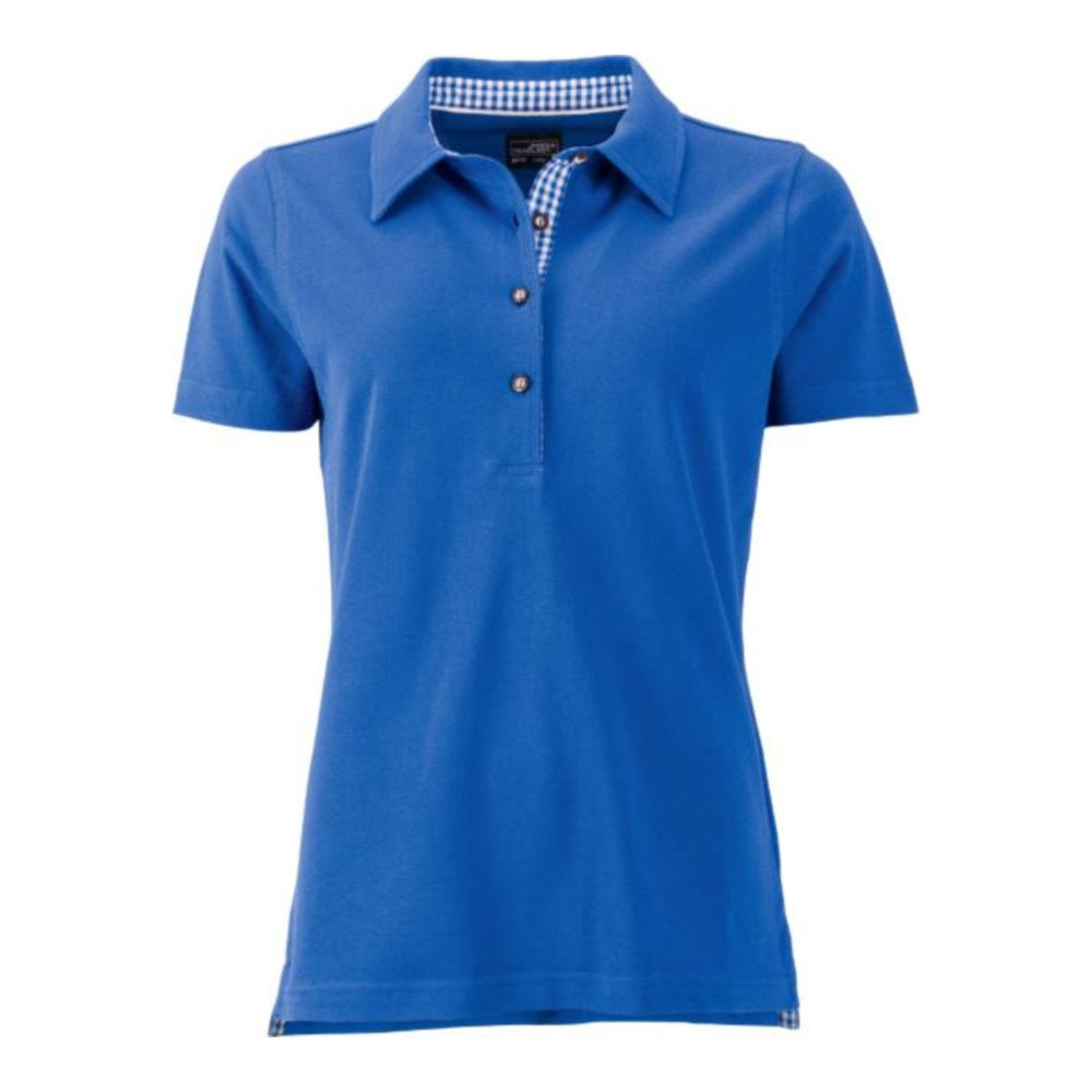 Damen Trachten Piqué Polo, Daiber JN 715 – royal/royal white