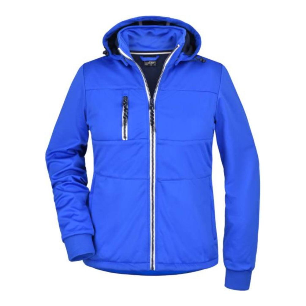 Damen 3-Lagen Softshell Jacke "Maritim", Daiber JN 1077 – nautic blue/navy/white