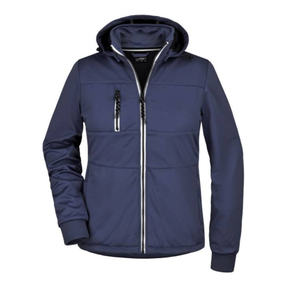 Damen 3-Lagen Softshell Jacke "Maritim", Daiber JN 1077 – navy/navy/white