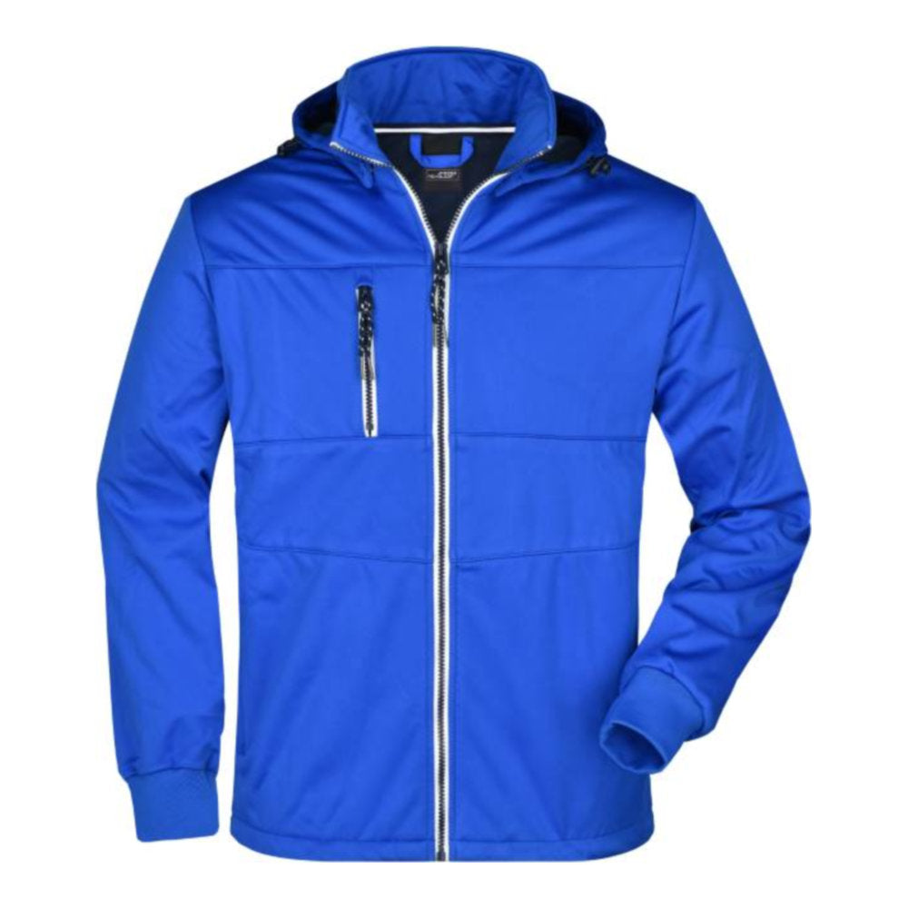 Herren 3-Lagen Softshell Jacke "Maritim", Daiber JN 1078 – nautic blue/navy/white